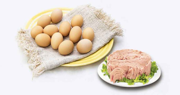 گوشت با تخم مرغ